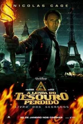 A Lenda do Tesouro Perdido - Livro dos Segredos - DVD-R Download Mais Baixado